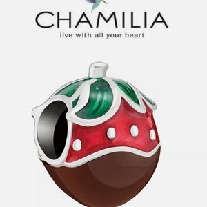 Choclate Covered Strawberry Chamilia Bead